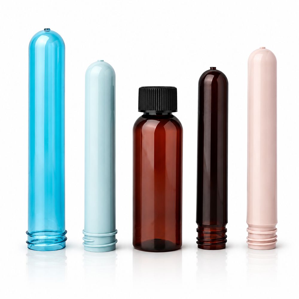 Preformas PET cosméticas para botellas de cuidado personal y uso doméstico